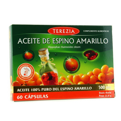 Terezia Óleo EsPinho amarelo 100% Puro 500mg 60 Cápsulas